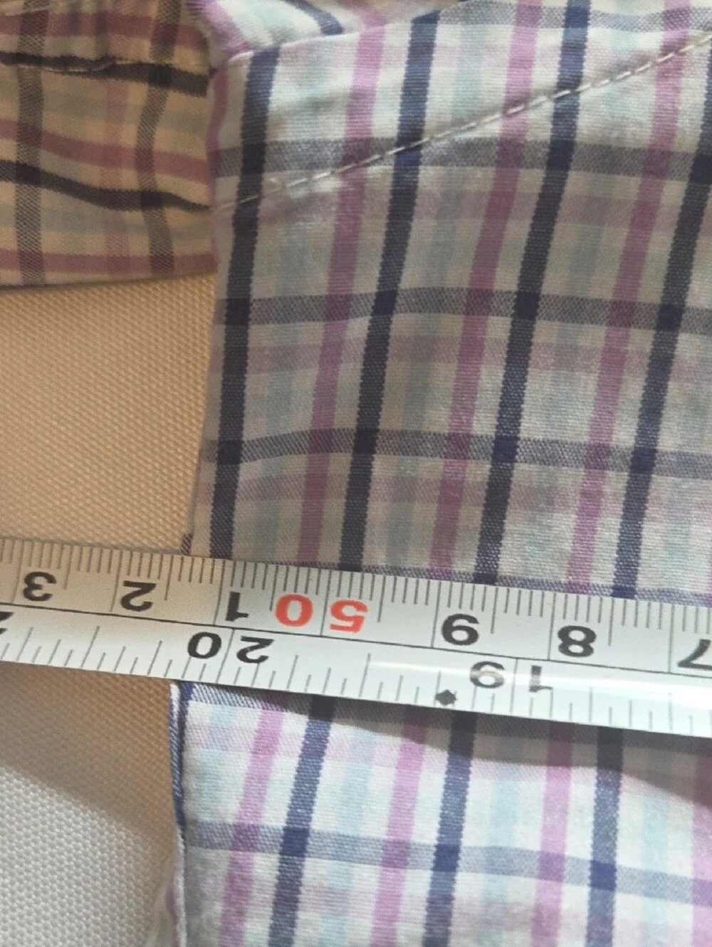 J. Crew Men’s Button-Down Plaid Shirt — White with Navy & Red